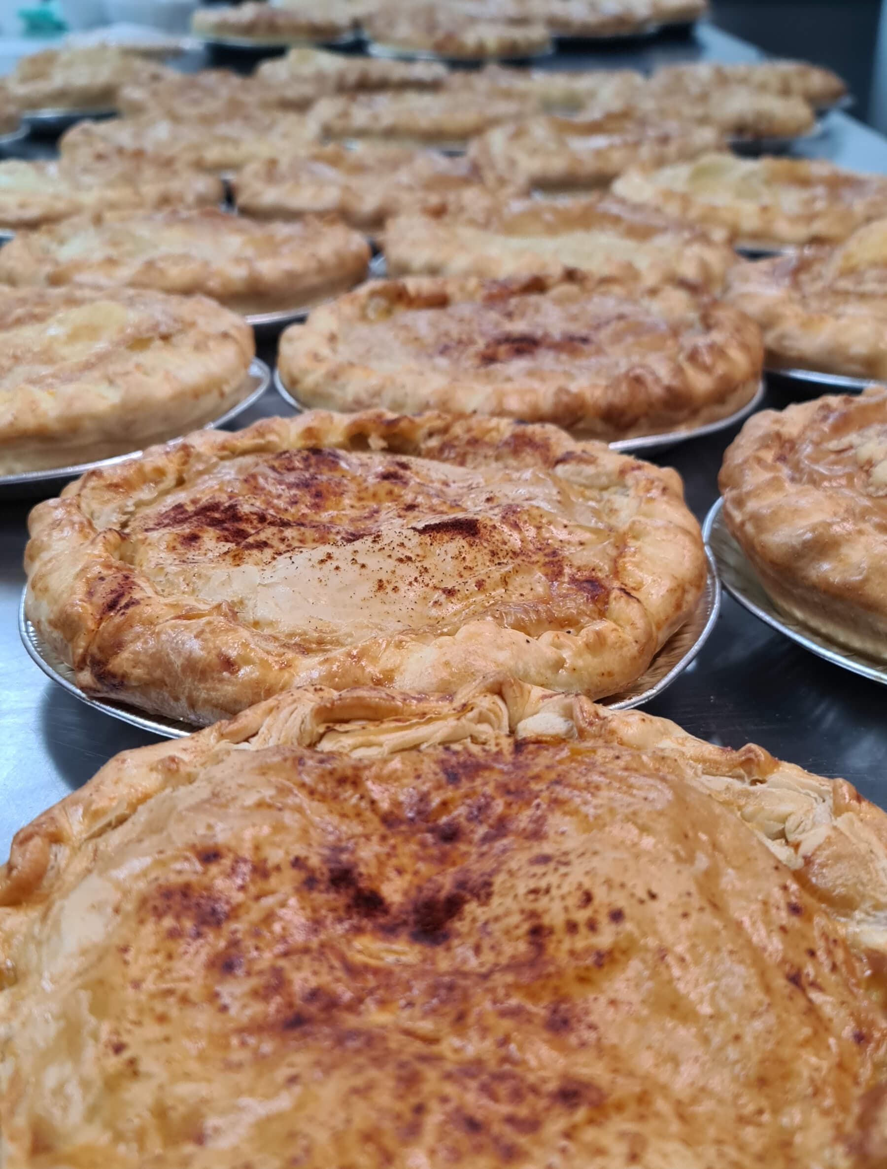 Handcrafted pie